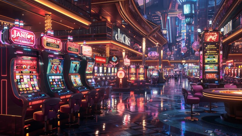 Grafis permainan slot online berwarna-warni dan modern di dewaku4d